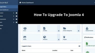 How To Upgrade To Joomla 4