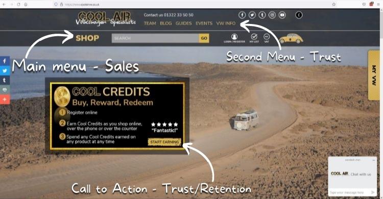 simple website ideas