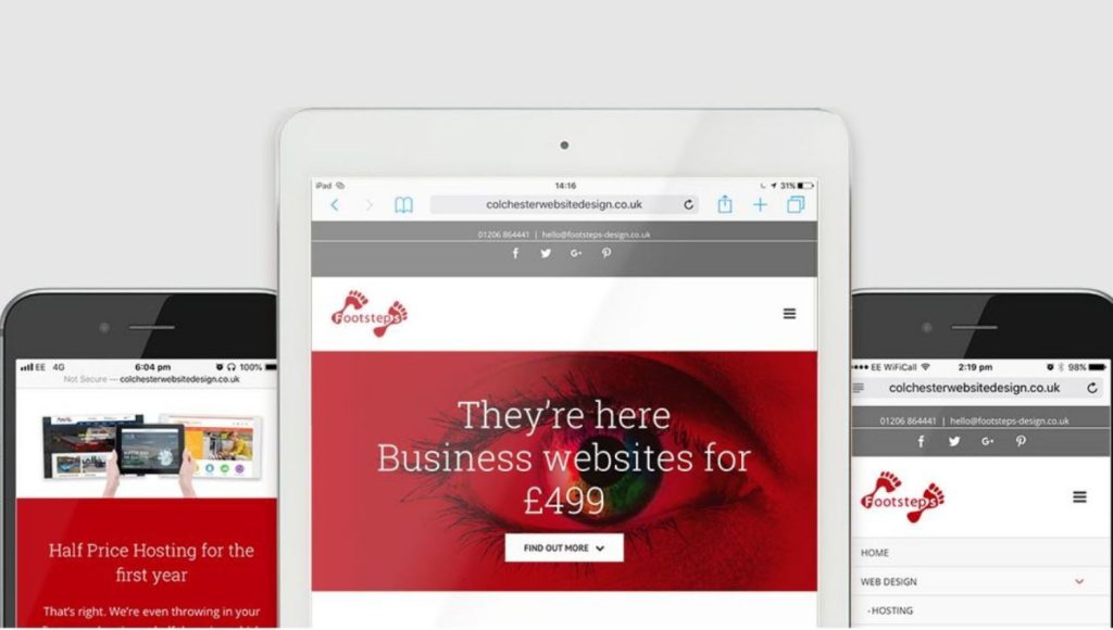 small business websites for under 500 pounds