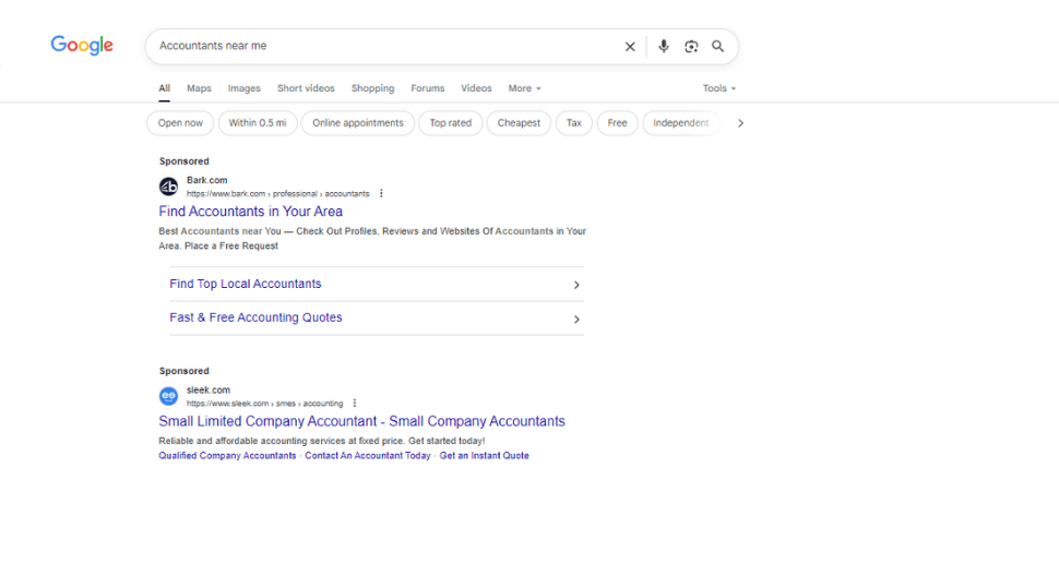 Google Ads for Accountants