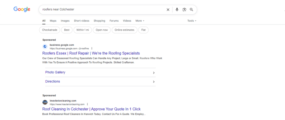 Google Ads for Roofers