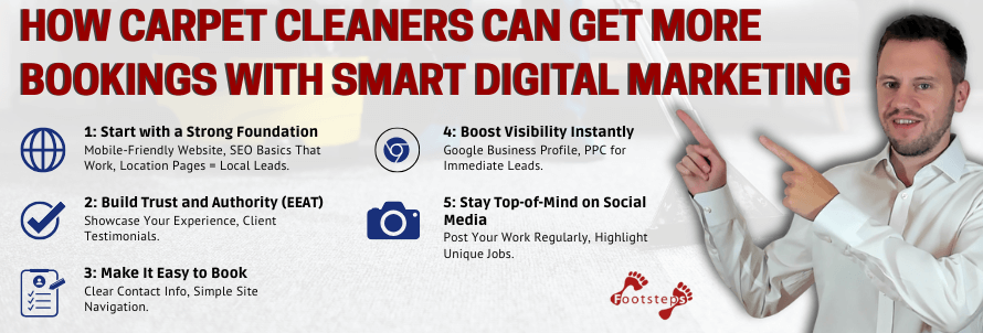 smart digital marketing for carpet cleaners