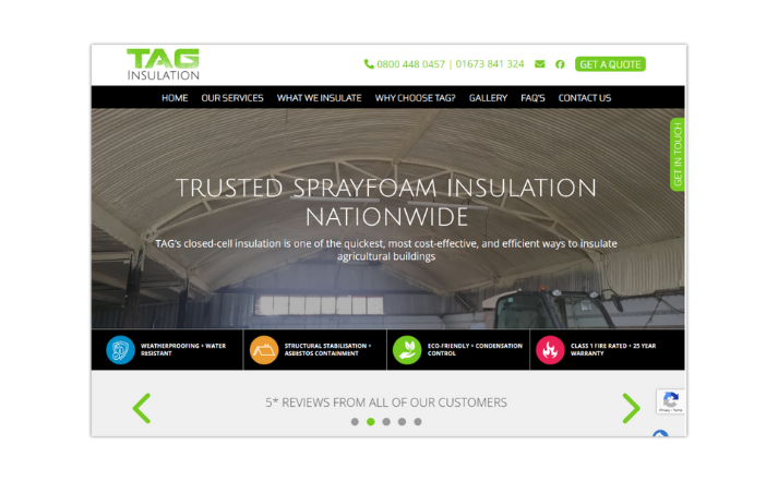 TAG Insulation Web Design (1)