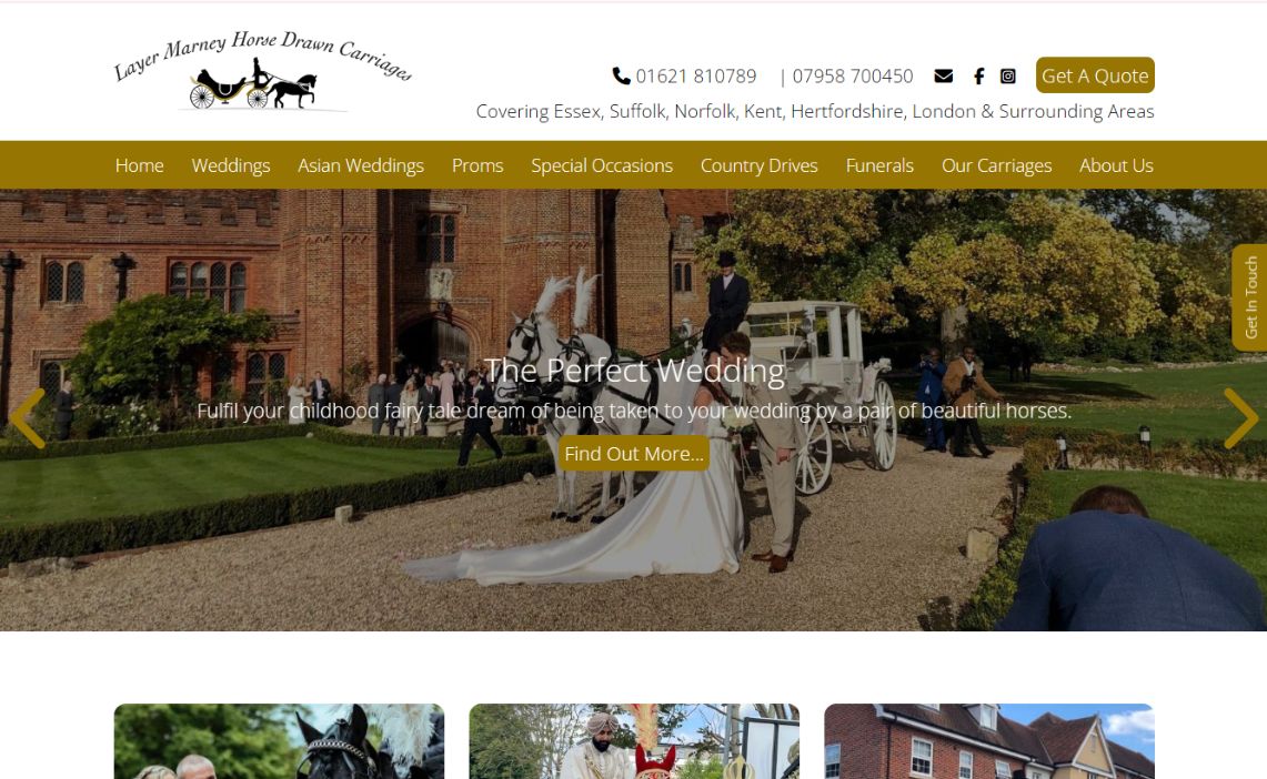 Layer Marney Horse Drawn Carriages