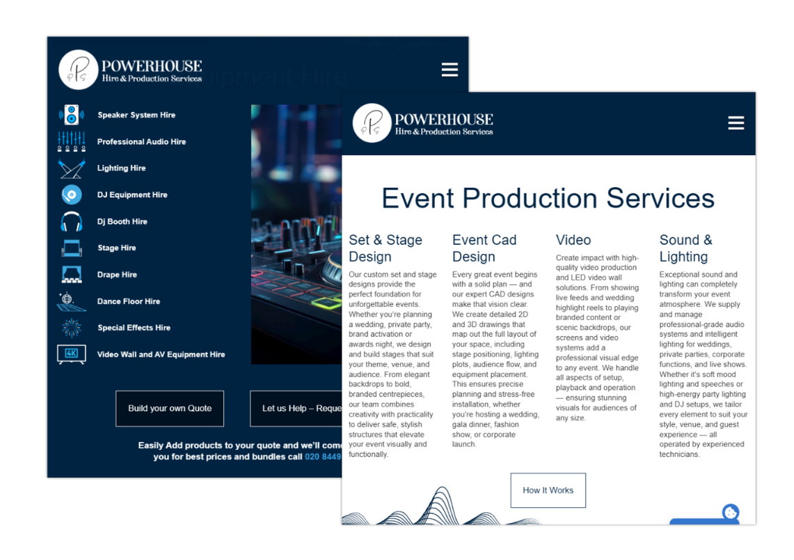 Powerhouse Productions Ltd Services