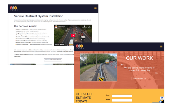 SLB Roads Limited Web Design (2)