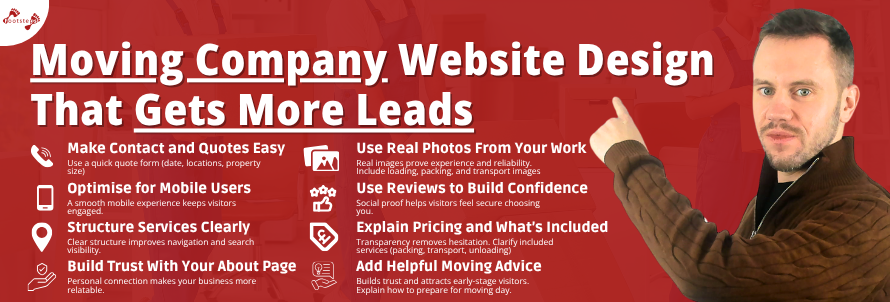 Moving Company Website Design That Gets More Leads