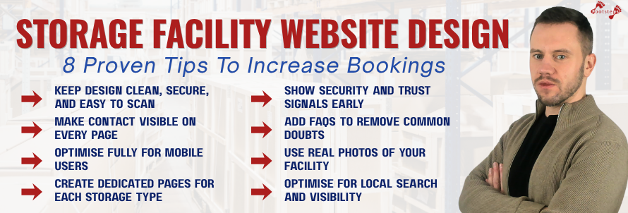 Storage Facility Website Design
