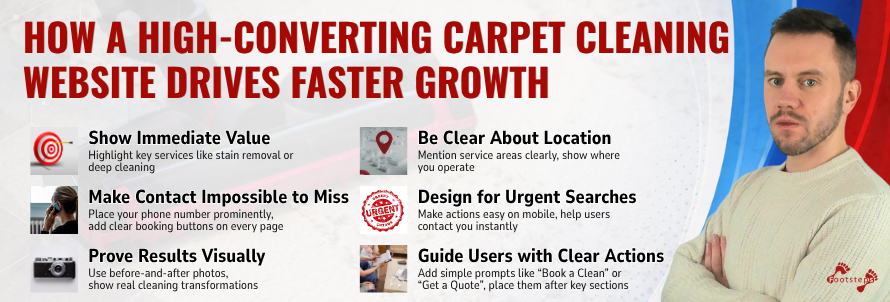 What High-Converting Carpet Cleaning Websites Do Right