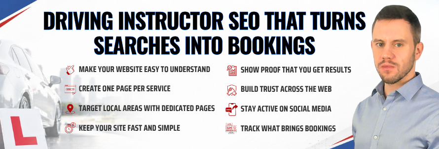 Driving Instructor SEO That Turns Searches Into Bookings