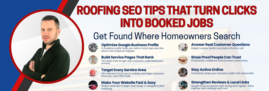 Roofing SEO Tips That Turn Clicks Into Booked Jobs