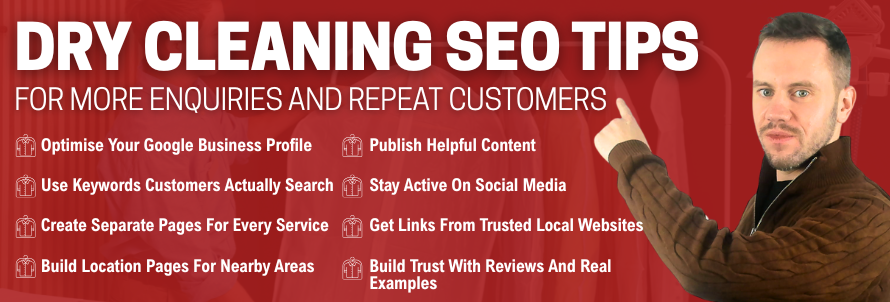 Dry Cleaning SEO Tips For More Enquiries And Repeat Customers