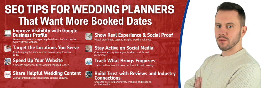 SEO Tips for Wedding Planners That Want More Booked Dates